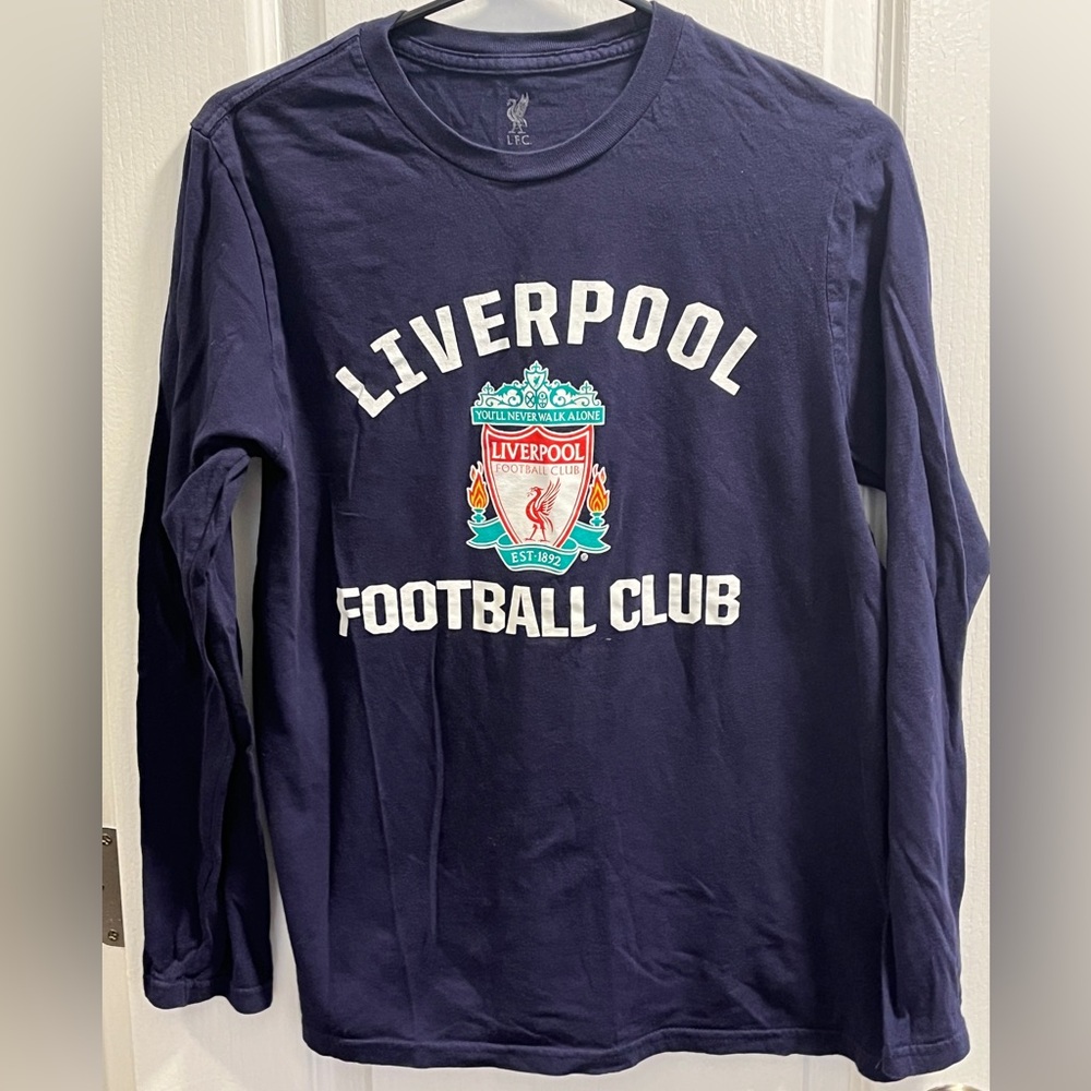 LF Dark Blue Cotton Shirt with Logo
